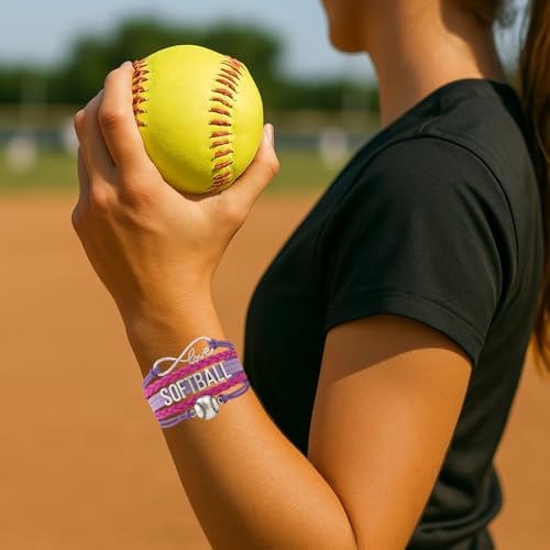 Infinity Charm Bracelet - Adjustable Softball Jewelry for Players, Teams and Coaches Gifts3