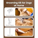 oneisall Dog Grooming Vacuum - 15000Pa Suction, Captures 99% Pet Hair to Reduce Shedding, Dog Grooming Clippers & Quiet Brush (≤59dB) with 4 Accessories, 2L Dust Canister for Home Cleaning - Image 6