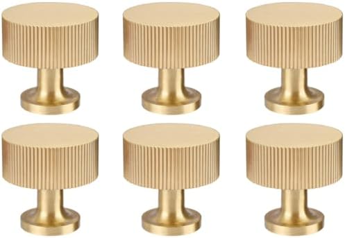 Modern Solid Brass Cabinet Kitchen Knobs Dresser Drawer Cupboard Pulls