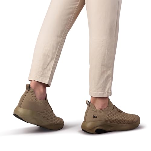 Image of Neeman's Begin Walk Glide Sneakers for Men | Breathable Knit Upper, Cushioned EVA Sole | Lightweight Walking Shoes for Everyday Comfort