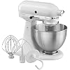 KitchenAid 5K45SSBWH Classic Stand Mixer, 4.3 Litre, White : Amazon.co ...