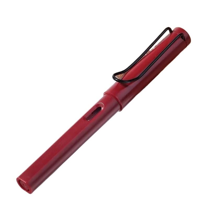 Stylo plume F 0.38mm rouge vintage idéal pour prendre des notes et fournitures scolaires