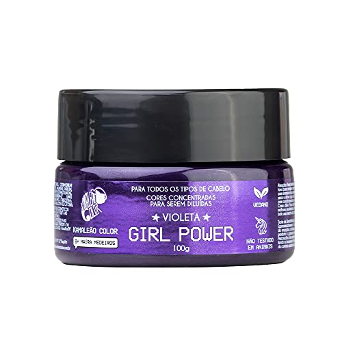 Máscara Pigmentante Maíra Medeiros, Violeta Girl Power, Kamaleão Color, 100 g