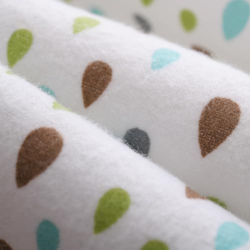 Image of Gina Era Cotton Flannel Receiving Blankets Baby 8 Pcs, Baby Swaddle Blankets, Baby Flannel Blanket 30 X 30 Inch for Boy Girl (Style-14)