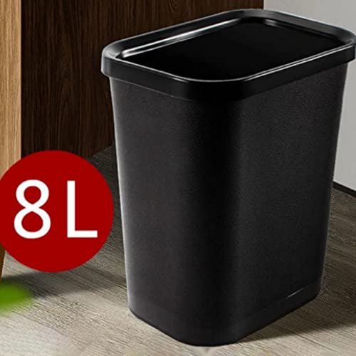 Basurero Rectangular Slim CHICIRIS 8L Plástico Gris miniatura 2