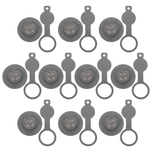 Veemoon Tapón de Válvula de Aire Tpu para Bolsas de Compresión, Repuesto 10 Piezas, Diámetro Interior 17mm y Exterior 28.5mm, Tapa de Sellado Hermética para Almacenamiento al