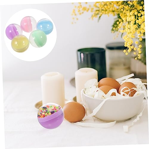 FUNOMOCYA 50Pcs 2 Inch Fillable Round Capsules Clear Plastic Balls for Vending Machines Party Favors and Diy Crafts - Image 4