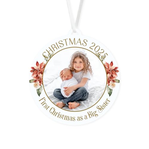 First Christmas as a Big Sister Ornament | Ships Fast, Made in Th...