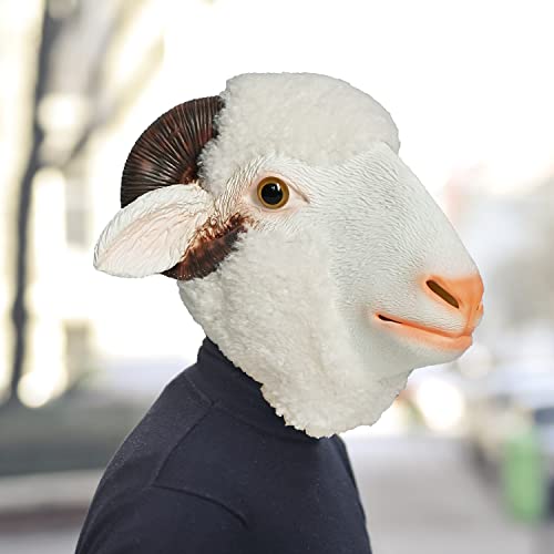 PartyHop - Maschera per pecore in lattice a testa