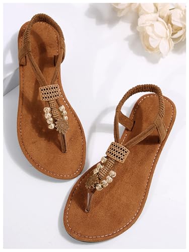 Verdusa Women's Vintage Thong Sandals Boho Open Toe Vacation Flip Flops2