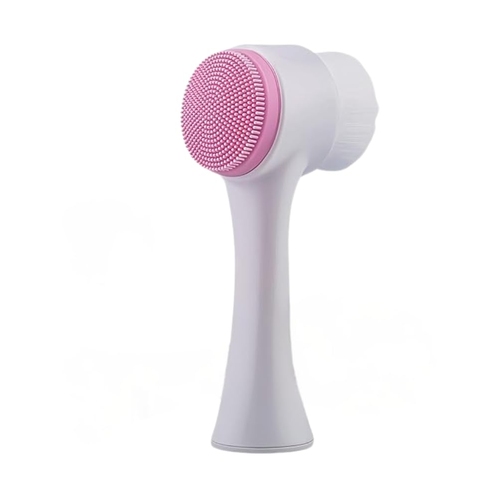 Escova De Limpeza Facial 2 em 1 Massageador de Silicone Esponja Para SkinCare Adequada