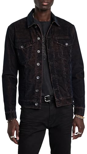 John Varvatos Dallas Trucker veste camionneur homme mode urbaine veste mi-saison