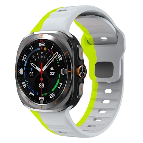 Correa Galaxy Watch Ultra de silicona bicolor con bucle suave antideslizante