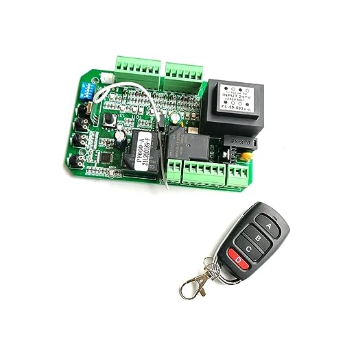 Motor Puerta Corredera, Placa de tarjeta electrónica de placa de circuito de controlador PCB de unidad de Control de Motor de abridor de puerta corrediza de uso amplio(1 remote control kit-01)