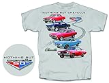 1964 to 1972 Chevy Chevelle - Malibu T-Shirt by Joe Blow T's X-Large Grey