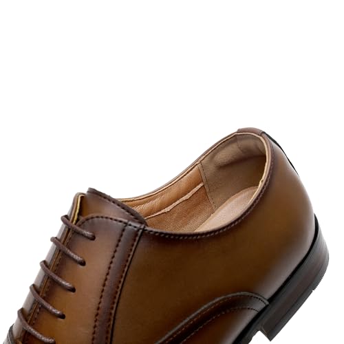 Men's Dress Shoes PU Leather Oxford for Men Classic Comfortable Formal Business lace up No Creases Mens Dress Shoes2