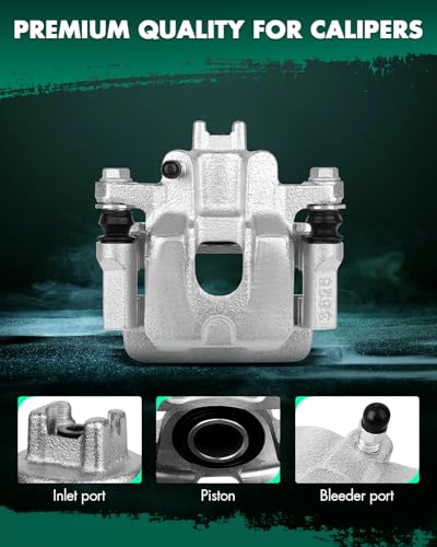 Image of SCITOO Rear Left+Right Brake Calipers With Bracket 19B2675 19B2674 Compatible For Acura MDX 2001-2006 For Honda Pilot 2003-2008
