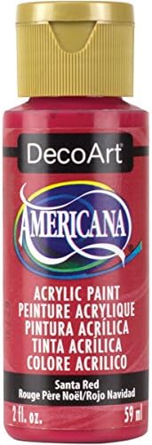 DecoArt Americana Acrylic Multi-Purpose Paint, Santa Red