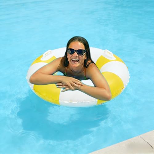 Image of 2 PCS Inflatable Pool Floats for Swimming Pool Party Lake Beach Adults - Floaties Pool Tubes Swim Rings Tubes Floaties for Beach Pool Party Decorations