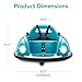 Best Choice Products 6V Electric Kids Ride On Bumpin Bumper Car, 1.5 - 6 Years Old, Parent Remote Control, 360 Degree Spin, Lights, Sounds - Blue