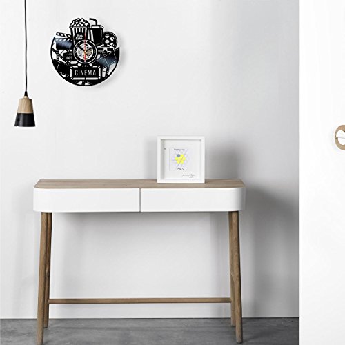 Cinema Clock - Vinyl Record Wall Art - Movie Room Decor - Film Gifts For Men #TOP1