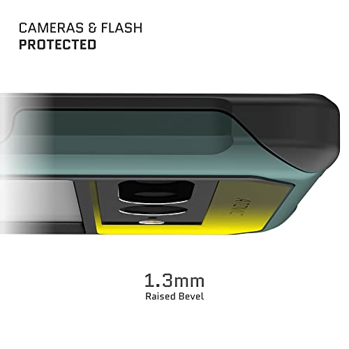 Ghostek Atomic Slim Clear Google Pixel 7 Pro Case With Aluminum Metal Bumper Premium Rugged Heavy Duty Shockproof Protection Tough Protective Phone Covers Designed For 2022 Pixel 7 Pro (6.7In) (Green) #TOP2