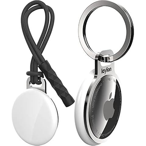 laylion AirTag Keychain Holder with Strap Cover