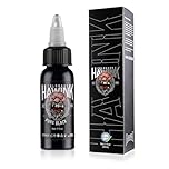 HAWINK Black Tattoo Ink Professional Pure Black Tattoo Supply 1oz (30ml) for Lining and Shading TI203-30-001
