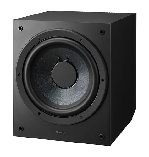 Image of Sony SA-CS9M2 10-Inch Powerful & Compact Subwoofer with Deep Bass | CS Speaker Home Theater Series, Bass Reflex Enclosure, Reinforced Cellular Cone, Low Vibration, Premium Componentry