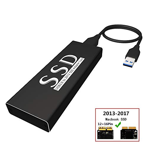 QNINE USB 3.0 PCIe SSD Enclosure for 2013 2014 2015 2016 2017 MacBook