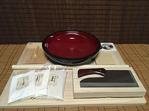 Amazon｜M判舞鷹そば打ち道具・高級42㎝こね鉢・そば粉セット （そば
