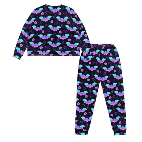 Image of Women's Pajamas Set Soft 2 Piece Loungewear Long Sleeve Pj Set