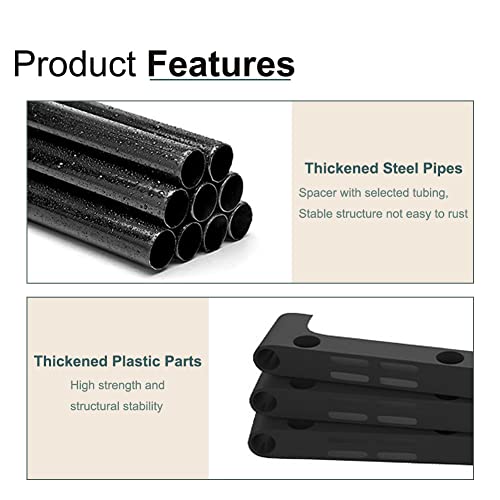 NIAWECAN 3-Tier Shoe Rack, Small Shoe Rack Storage, Shoe Storage ...