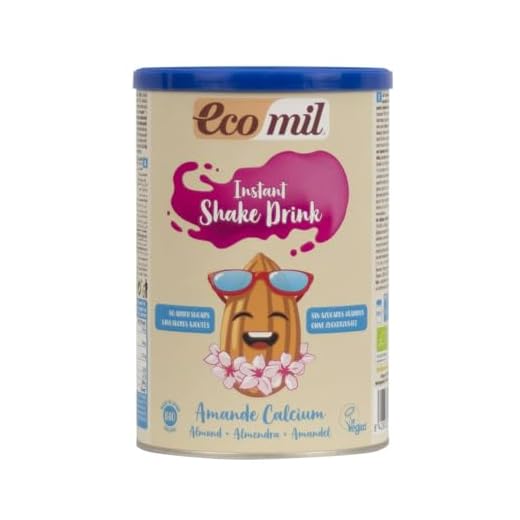 EcoMil Nature, Bebida de almendra Sin Azúcares Añadidos (Calcio) - 400 gr.