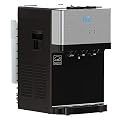 Brio Countertop Self Cleaning Bottleless Water Cooler Dispenser with Filtration - Hot Cold and Room Temperature Water. Free Extra Replacement Filters Included - UL/Energy Star Approved