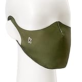 Mascarilla higiénica reutilizable de Neopreno, Cobertor Facial Comunitario, homologada UNE 0065:2020 y CWA 17553/2020, adaptada a CSM/115/2021 de 12/2/2021. Color Olive, Adulto talla L