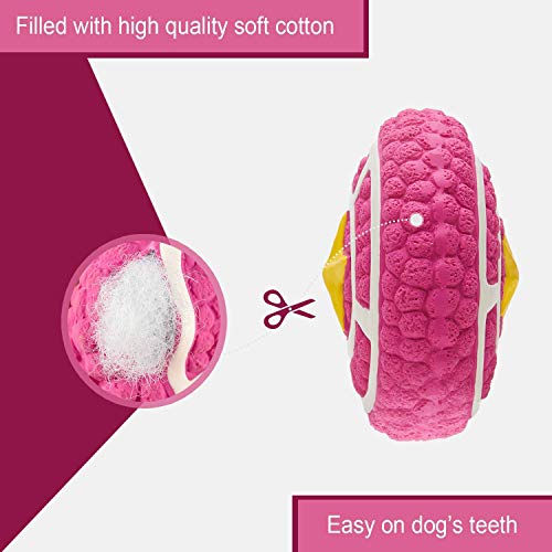 Image of EETOYS Petlicious and More Dog Latex Squeaky Pie Toy (Medium)