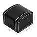 BAOPEND Luxury Single Watch Gift Box with Removable Pillow, PU Leather Single Watch Case Wristwatch Jewelry Storage Display Holder Cases for Men and Women (Black)