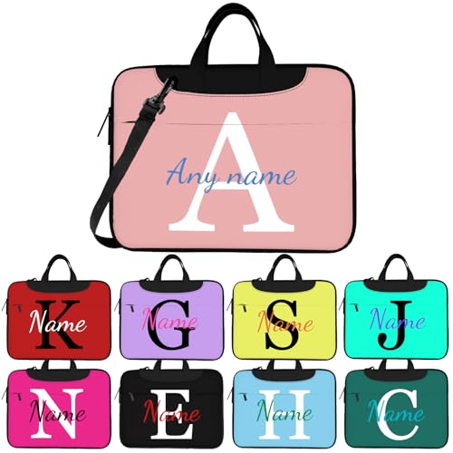 Custom Laptop Bag with Name Personalized Shoulder Bag for Laptop Customized Business Protective Cover for Ultrabook Notebook