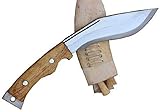 EGKH - Genuine Military AEOF Kukri - 6' Hand Forged Blade Authentic British Super Mini Afghan Khukuri - Handmade in Nepal (Small)