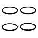 LEFITPA 4 Pack Replacement 562535001 H-562535001 Geared Drive Belt for Hoover for WindTunnel UH70400 UH70401 UH70402 UH70402TV UH70403PC UH70404 UH70405 UH72400 UH72401 UH72409 Models