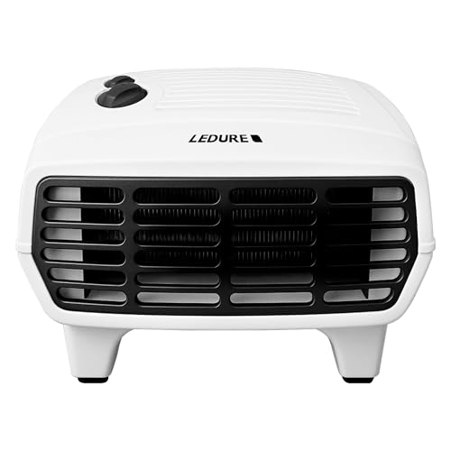 LEDURE 2000W Hector Turbonite Room Heater with 1 Year Warranty | ISI Approved High-Power Fan Blower with Adjustable Thermostat & Overheat Protection - (White) -N01