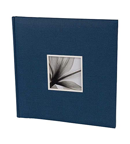 Dörr Unitex Photo Album in 34 x 34 cm 40 Cream Pages Jumbo Book Album Photo Book: Colour: Blue