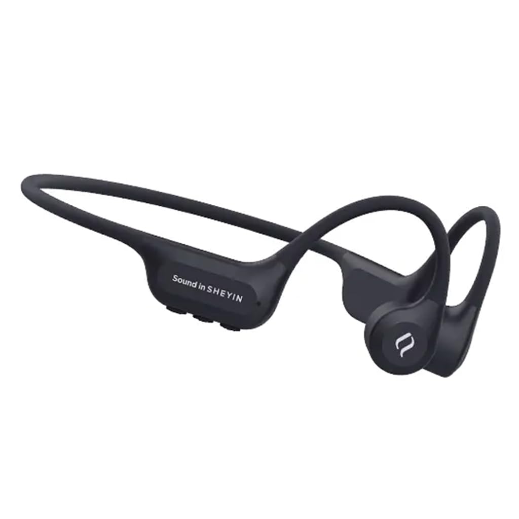 Concept Kart SHEYIN X7 Air Bone Conduction Headphones, IPX8 Waterproof Open Ear Bluetooth Swimming Sports Earphones with AI ENC Mic, 10H Battery (Without Memory Card, Black)-image-36