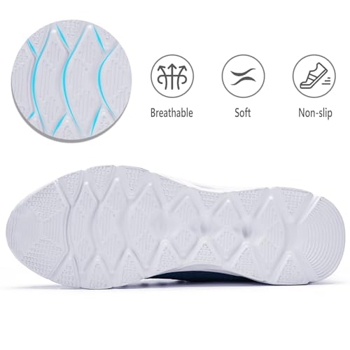 Image of Tvtaop Running Shoes Womens Sneakers Tennis Walking Workout Gym Shoes Lightweight Comfortable Trail Running
