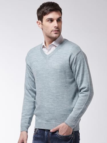 Image of Pivl Men's Winter V Neck Solid Sweaters ||Winterwear||