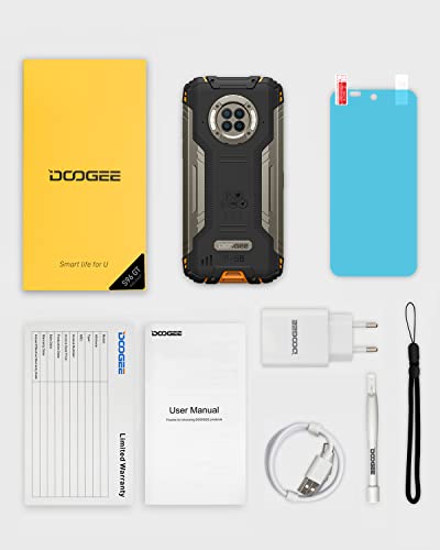 Doogee Rugged Smartphone(2022), S96 Gt 6.3" 8Gb+256Gb Waterdrop Screen Rugged Phone Unlocked, Android 12 Phone, Night Vision, 48Mp Quad Camera, Ip68 Waterproof Ourdoor Cell Phone, Nfc, Otg, Dual 4G #TOP7