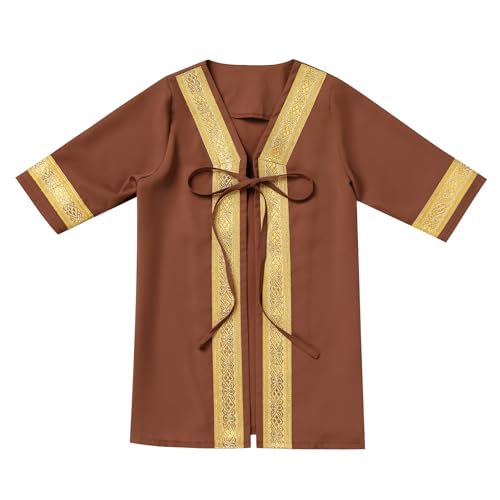 ODASDO Muslim Baby Boys Prayer Outfit Abaya Toddler Kids Kaftan Newborn Infant Islamic Clothing Cardigan Robe Head Scarf Set2