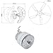 YIGECHENXIN 48v, 5 Blades Lantern Wind Turbine Generator 3000W AC 12V 24V 48V Wind Turbine Generator Kit, Vertical Axis Wind Power with Controller for Home Boat Marine