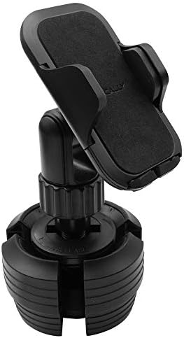 Macally Cup Holder Phone Mount, [Upgraded] Cell Phone Holder for Car Cup Holder with Universal Cup Phone Holder for iPhone, Samsung, Smartphone - Cupholder Phone Holder for Car, Truck, Golf Cart